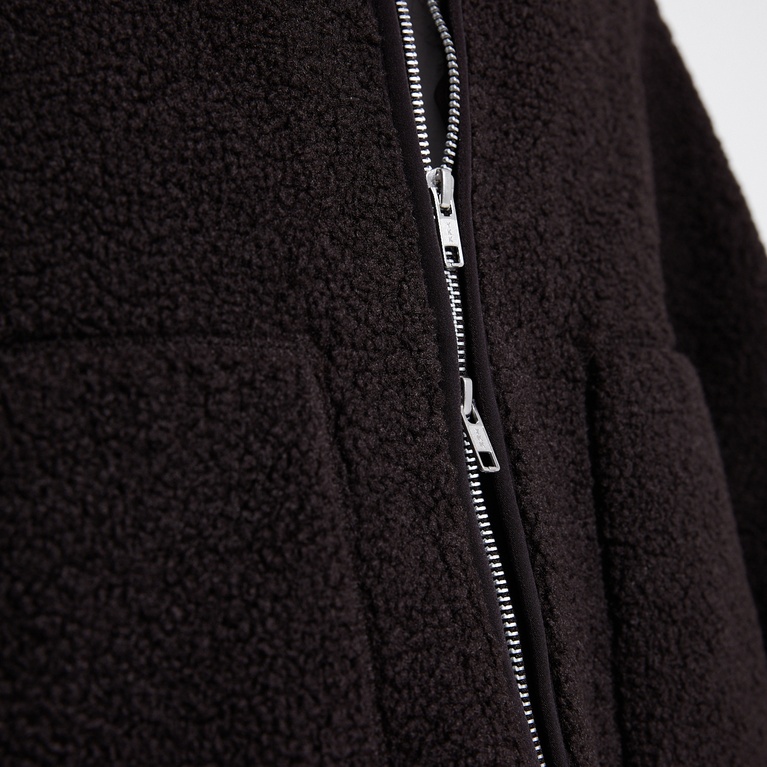 Pile jacket "Aline" Dark Brown